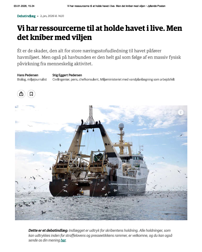 12. juli 2023 Artikel i Aarhus Stiftstidende med beskrivelse af fiskeriet i Begtrup Vig gennem 40 år.
