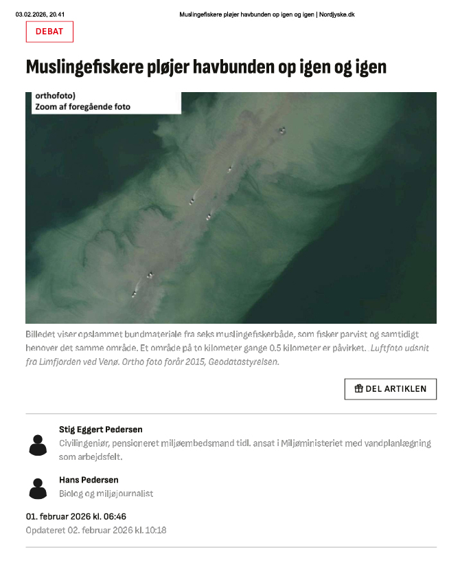 12. juli 2023 Artikel i Aarhus Stiftstidende med beskrivelse af fiskeriet i Begtrup Vig gennem 40 år.